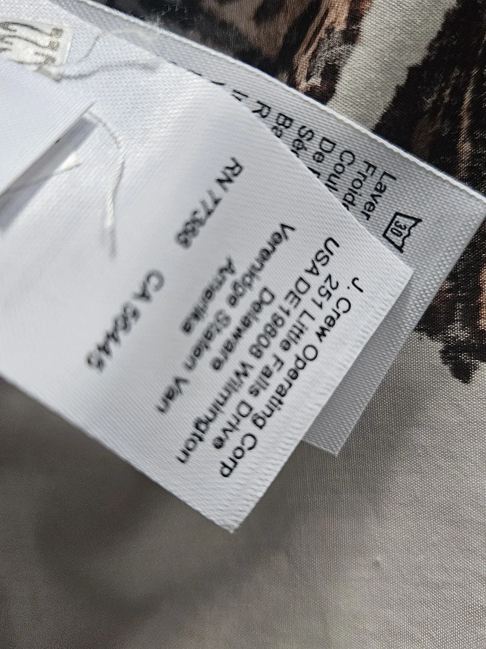 J. Crew Brown & Cream Striped Maxi Dress with Floral Border